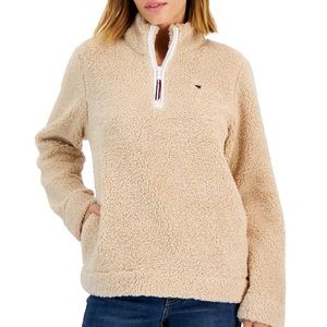 Tommy Hilfiger sherpa quarter zip 🧸